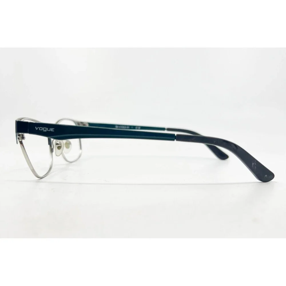 Vogue Eyewear VO 3940 5068 Teal Silver Cat Eye Glasses Frames 52-16-140 Womens
